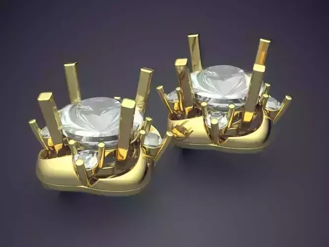 Earrings With Diamonds CAD-465