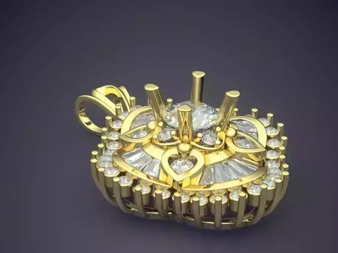 Spectacular Eye-Catching Diamond Pendant