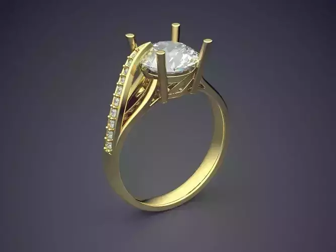 Simple Engagement Ring