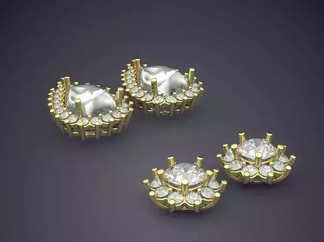 Glamorous Diamond Earrings
