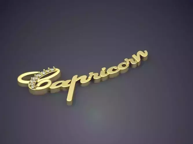 Capricorn Pendant CAD-434