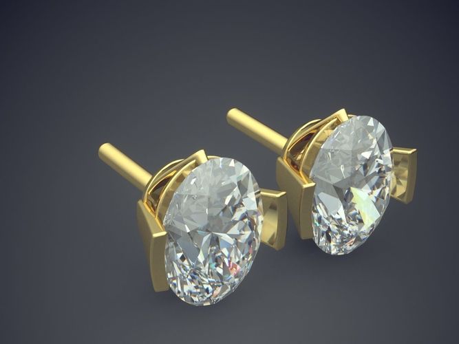 Simple Classy Feminine Earrings 3D print model