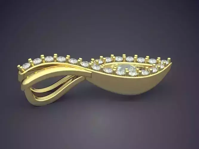 Pendant With Diamonds CAD-412