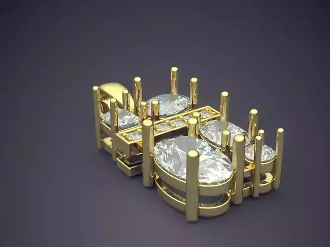 Pendant With Diamonds CAD-397