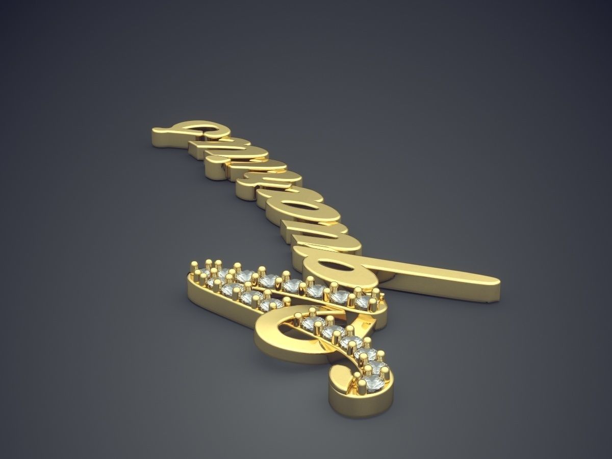 AQUARIUS Pendant 3D print model_3