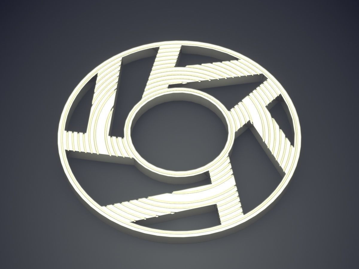 Modern Carved Pendant 3D print model_1