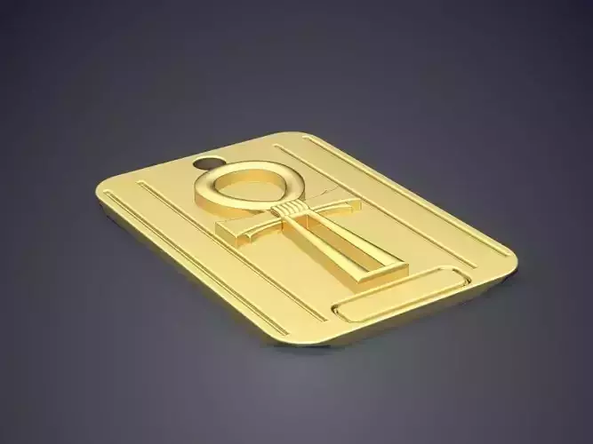 Textured Plate Pendant 