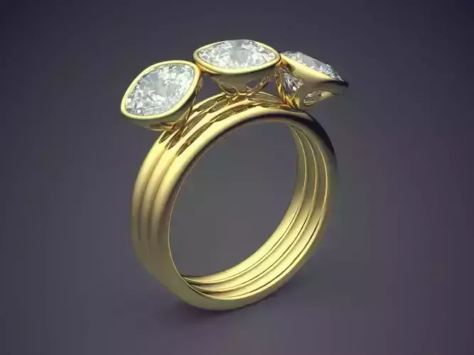 Engagement Ring With Diamonds 340