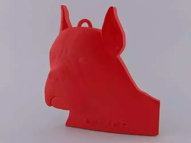 Boxer Keychain 3D print model
