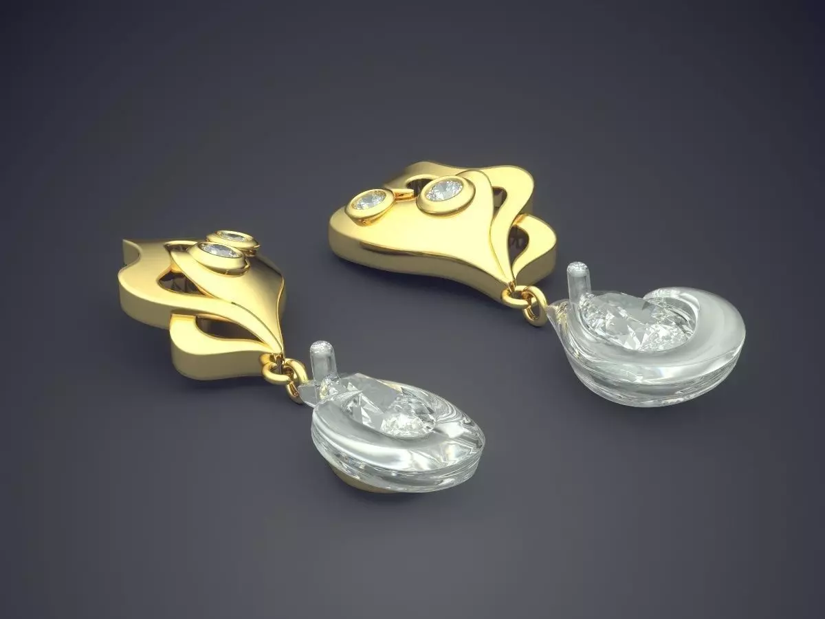 Unique Shape Pendant 323 3D print model_0