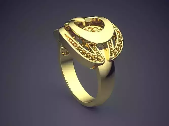 Extraordinary Detailed Feminine Ring