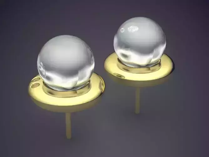 Beautiful Modern Pearl Earrings