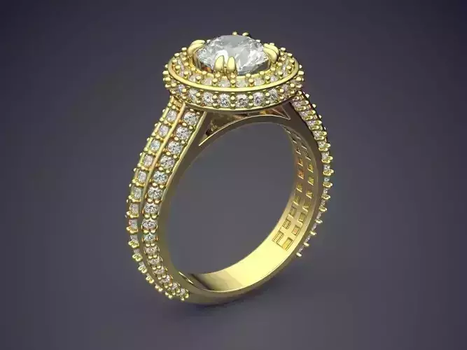Luxurious Ring With Diamonds 317