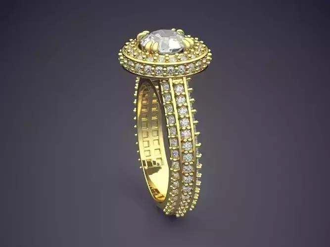 Luxurious Ring With Diamonds 317