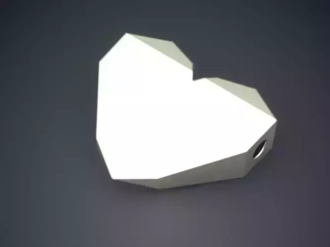 Heart Shape Thick Pendant 308