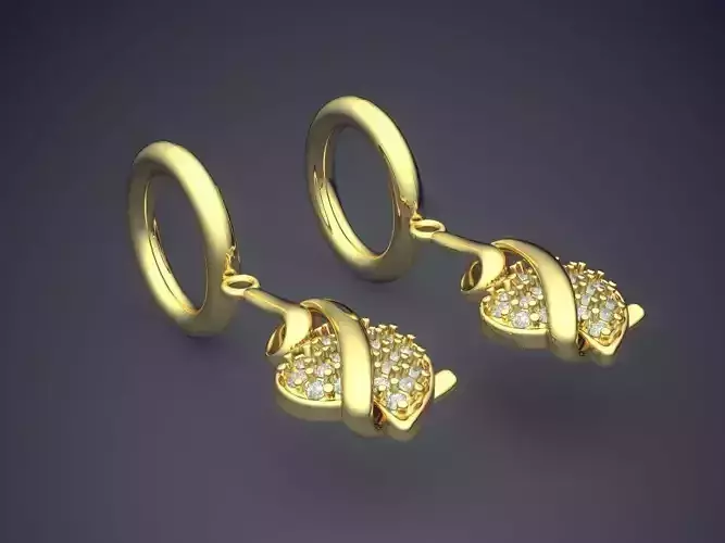 Earrings With Diamonds 3000