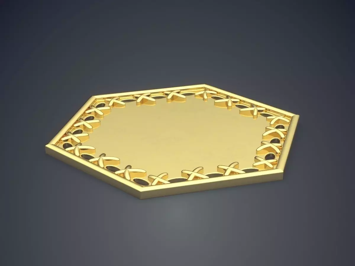 Pendant CAD-299 3D print model_3