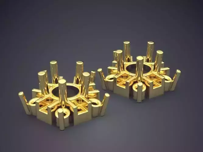 Earrings 2987 3D print model