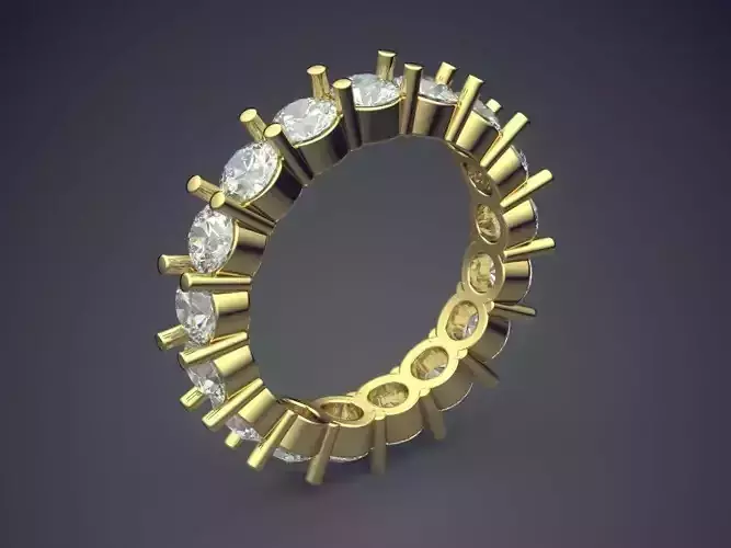 Ring With Diamonds 2988 3D print model