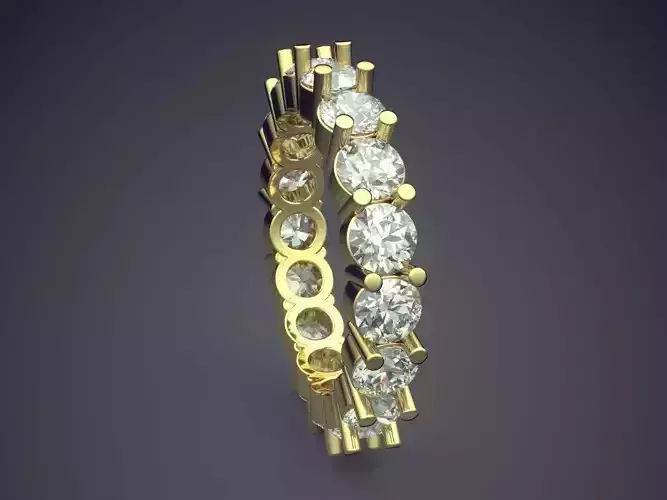 Ring With Diamonds 2988