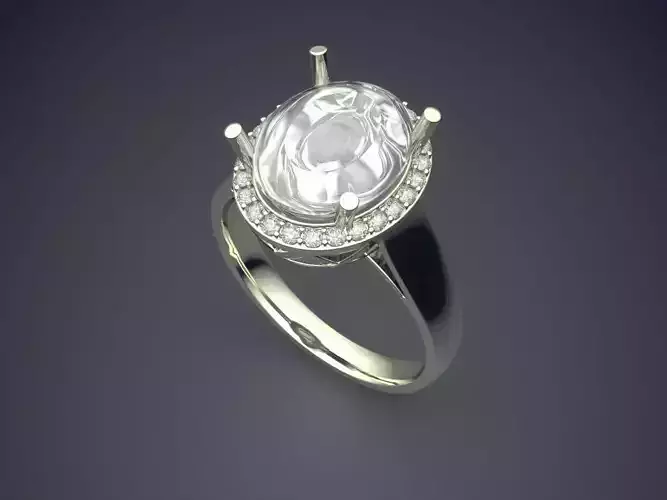 Ring With Diamonds 2977