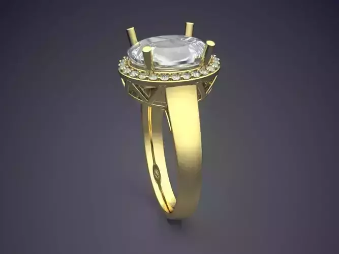 Ring With Diamonds 2977