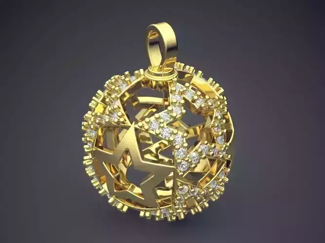 Pendant With Diamonds 2972