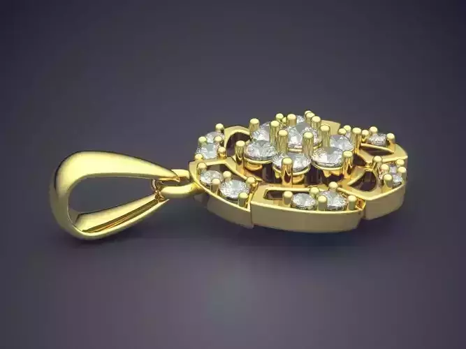 Pendant With Diamonds 2958