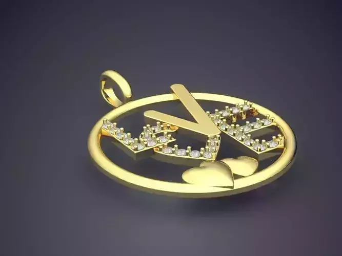 Girly LOVE Simple Pendant