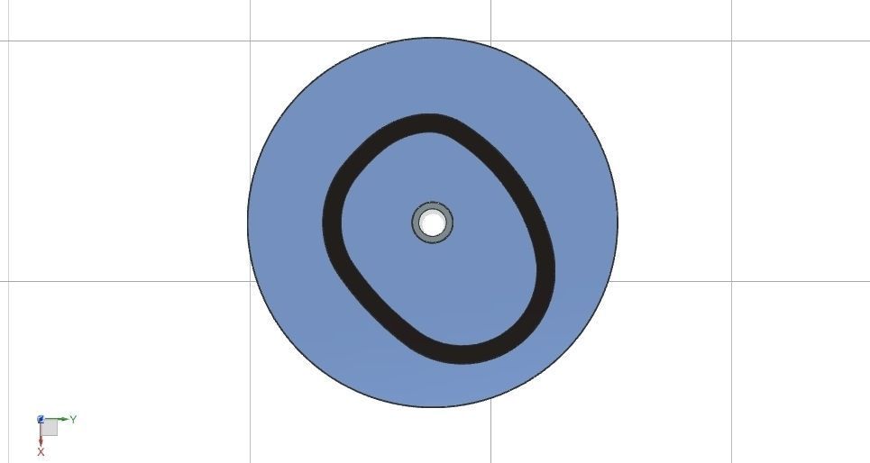 Vertical wind axis turbine with GUIDE PATH Free 3D model_2