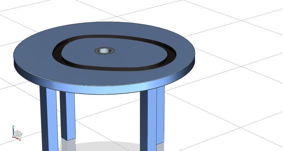 Vertical wind axis turbine with GUIDE PATH Free 3D model_1