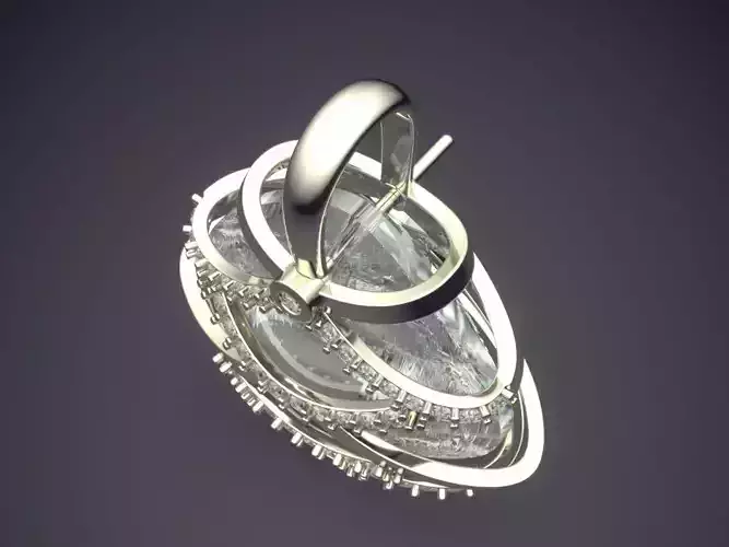 Unique Pendant With Huge Diamond 2941