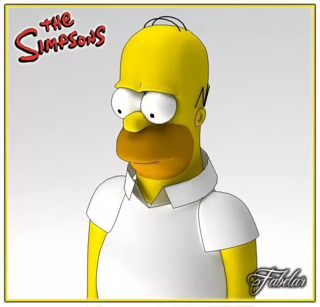 Homer Simpson 3D model_0