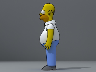 Homer Simpson 3D model_6