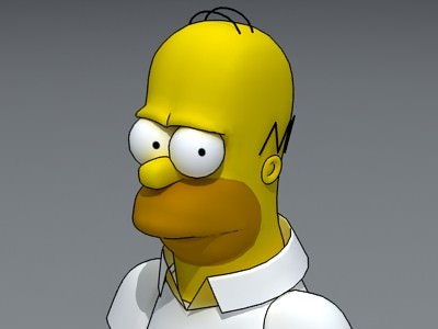 Homer Simpson 3D model_5