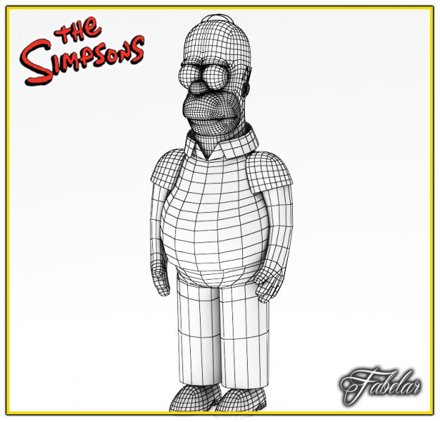 Homer Simpson 3D model_4