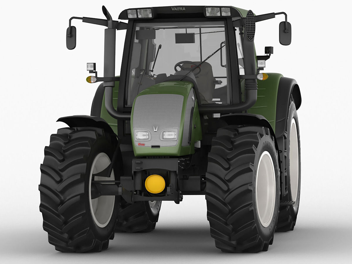 Valtra N142 tractor 3D model_5