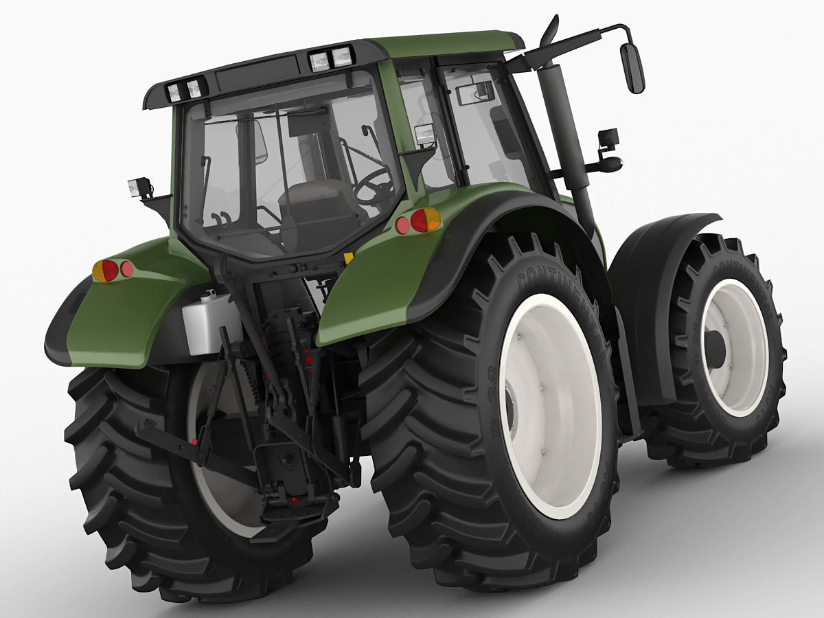 Valtra N142 tractor 3D model_2