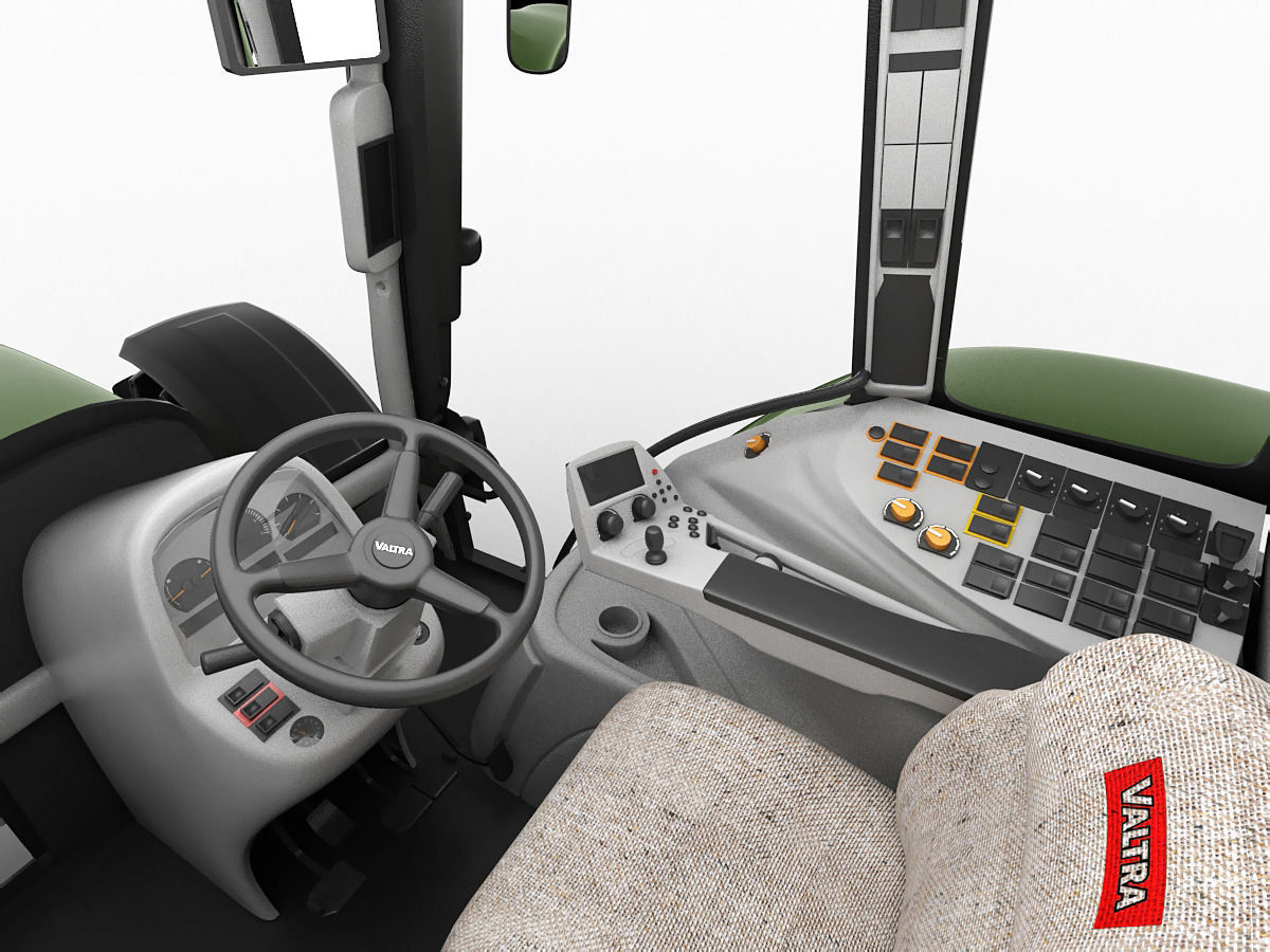 Valtra N142 tractor 3D model_18