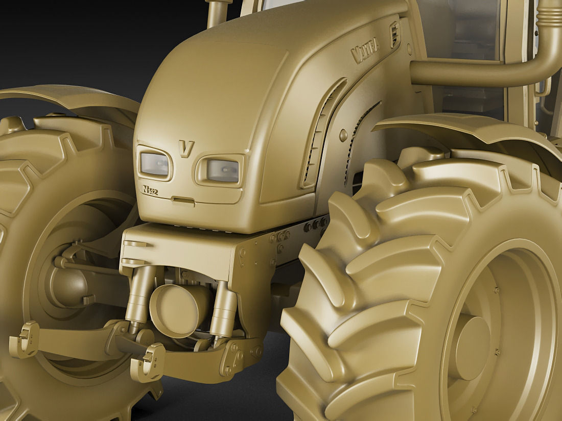 Valtra N142 tractor 3D model_21
