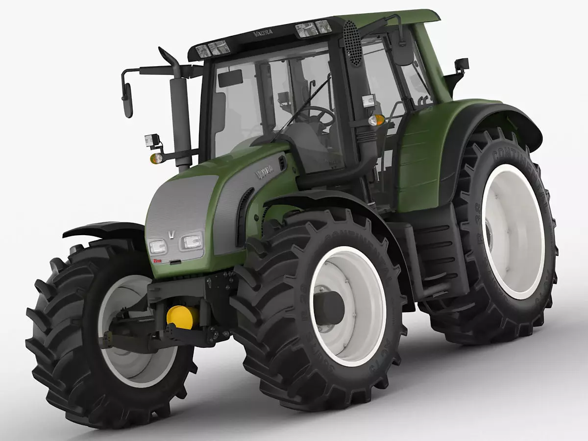 Valtra N142 tractor 3D model_0