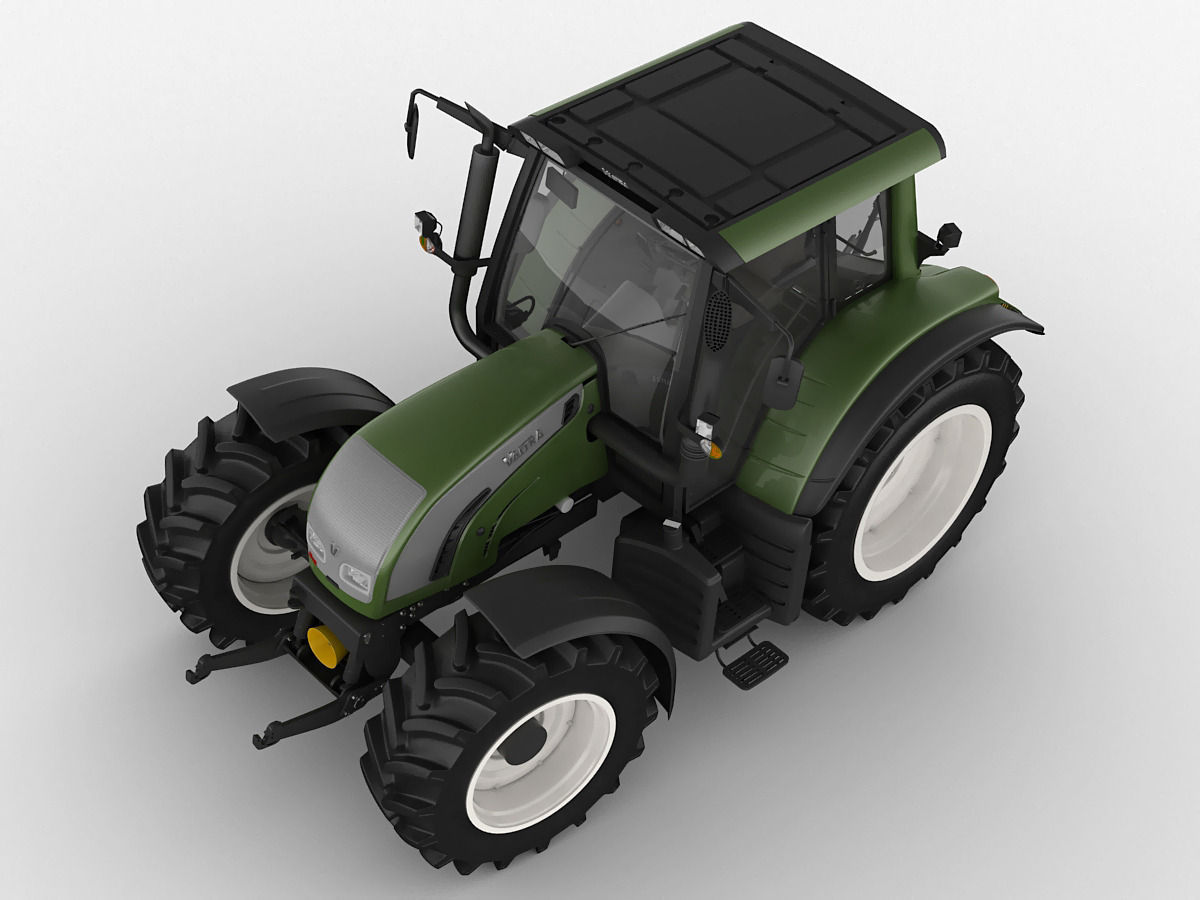 Valtra N142 tractor 3D model_12