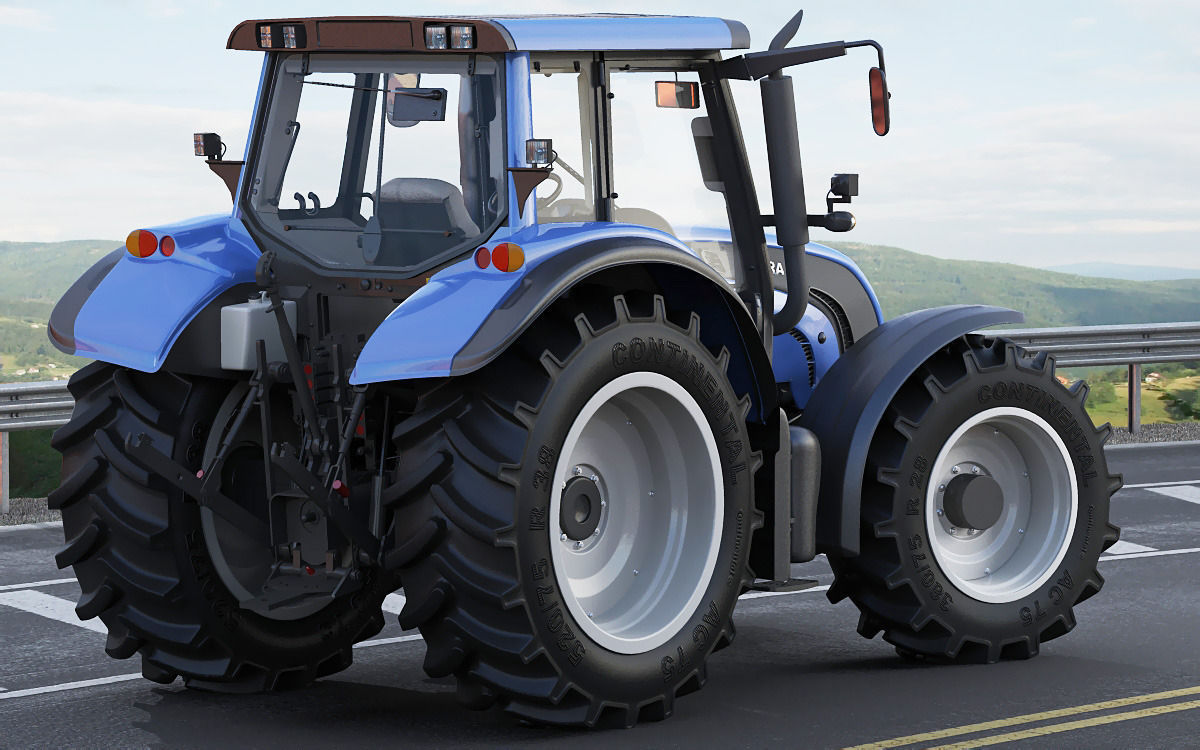 Valtra N142 tractor 3D model_17