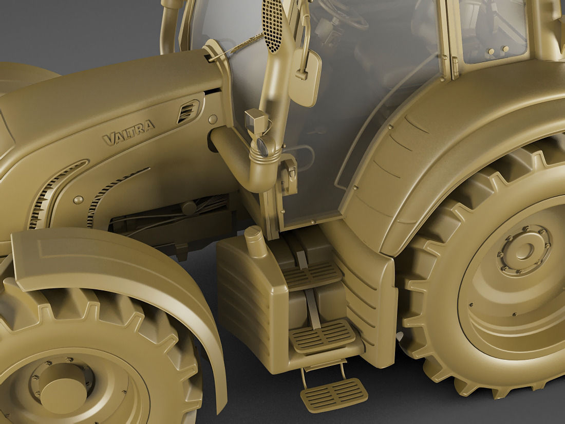Valtra N142 tractor 3D model_22