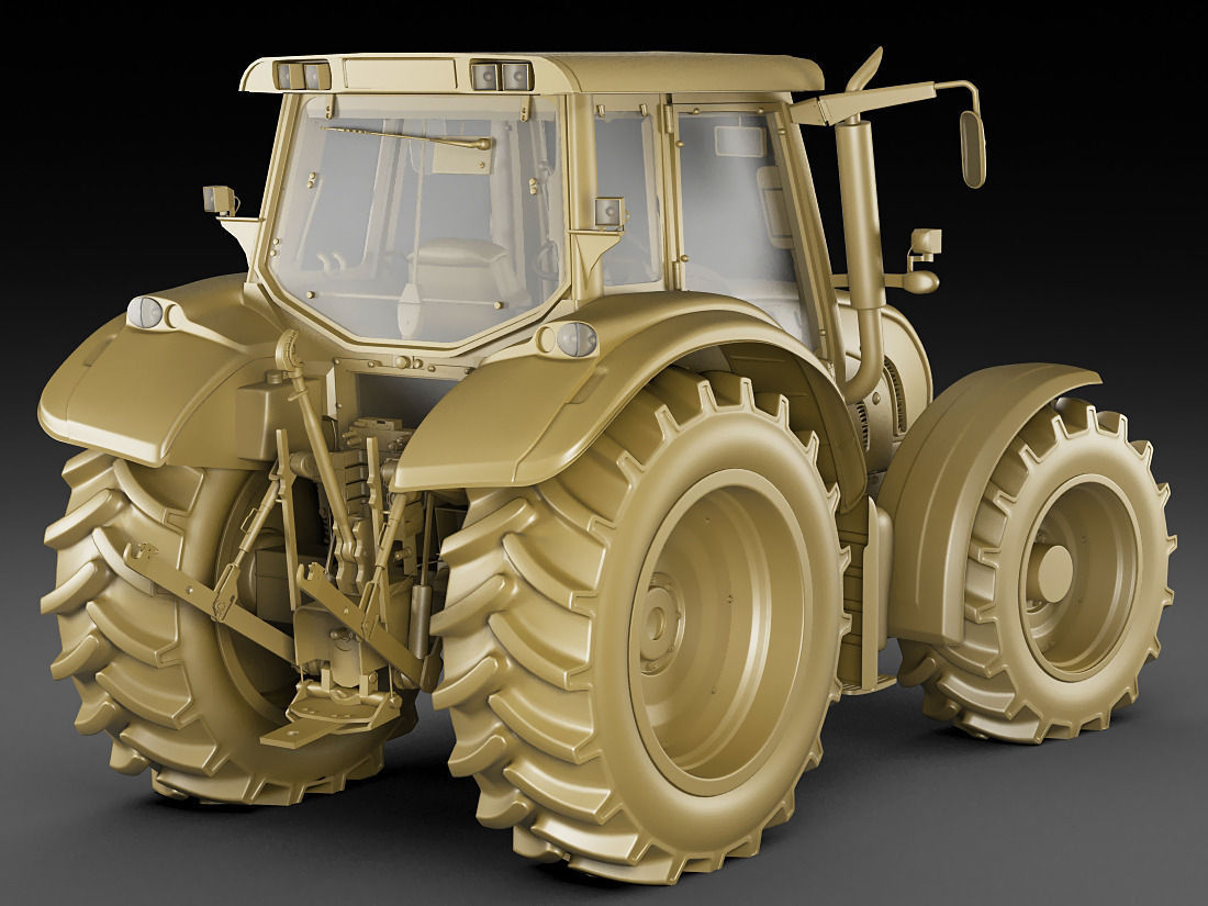 Valtra N142 tractor 3D model_20