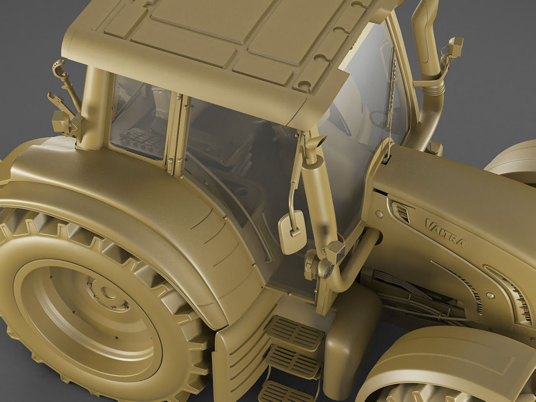 Valtra N142 tractor 3D model_24