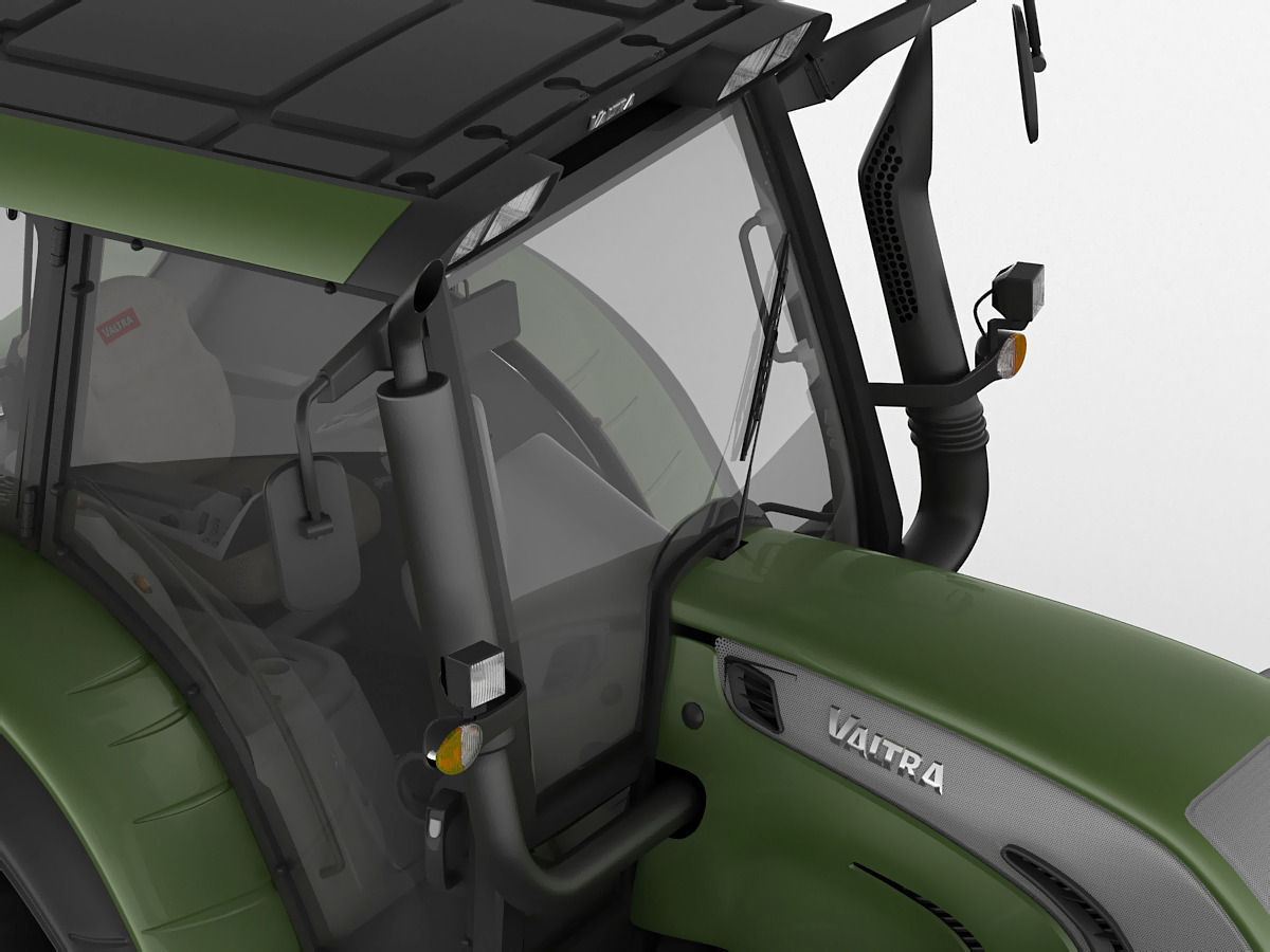 Valtra N142 tractor 3D model_10