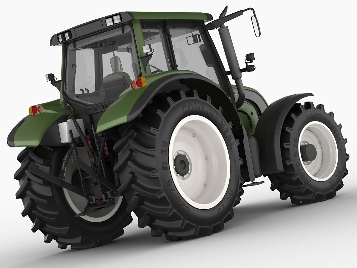Valtra N142 tractor 3D model_15