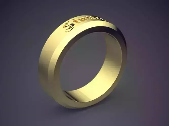 Simple Minimalistic Diamond Ring