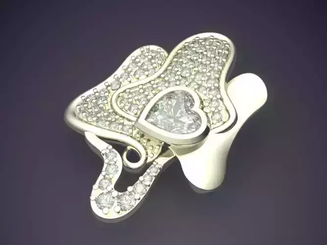 Unique Pendant With Diamonds 292